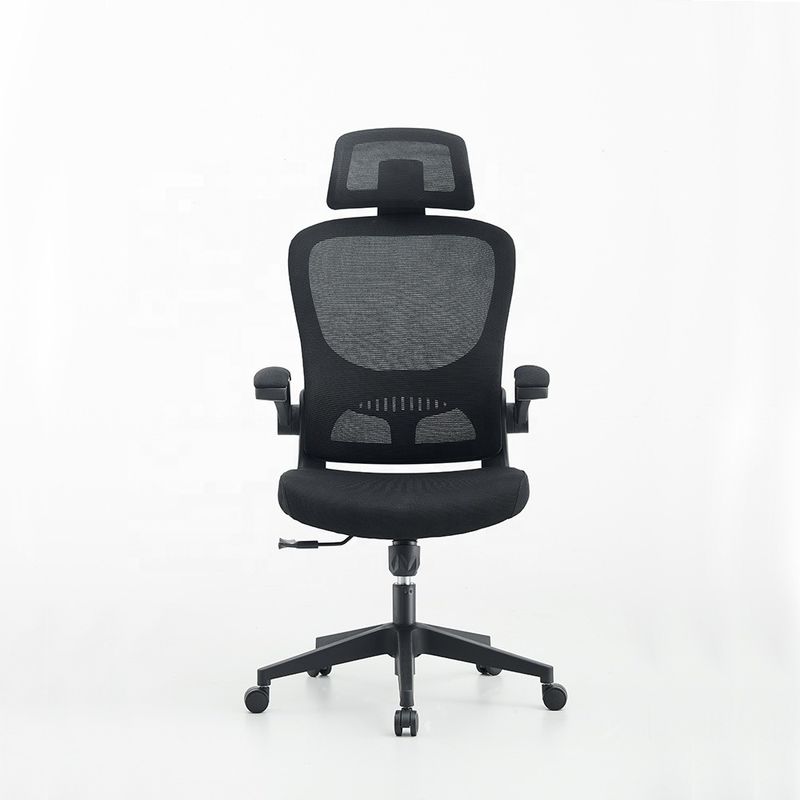 Sillones de oficina ergonómicos de espuma ejecutiva giratoria de malla ajustable para FOSHAN Comfort