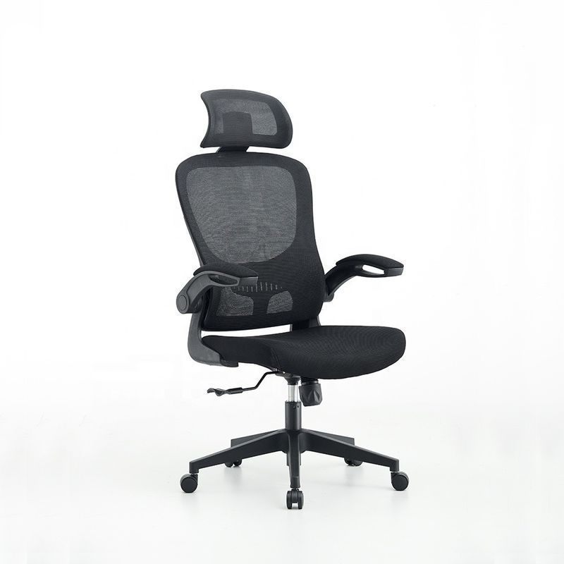 Sillones de oficina ergonómicos de espuma ejecutiva giratoria de malla ajustable para FOSHAN Comfort