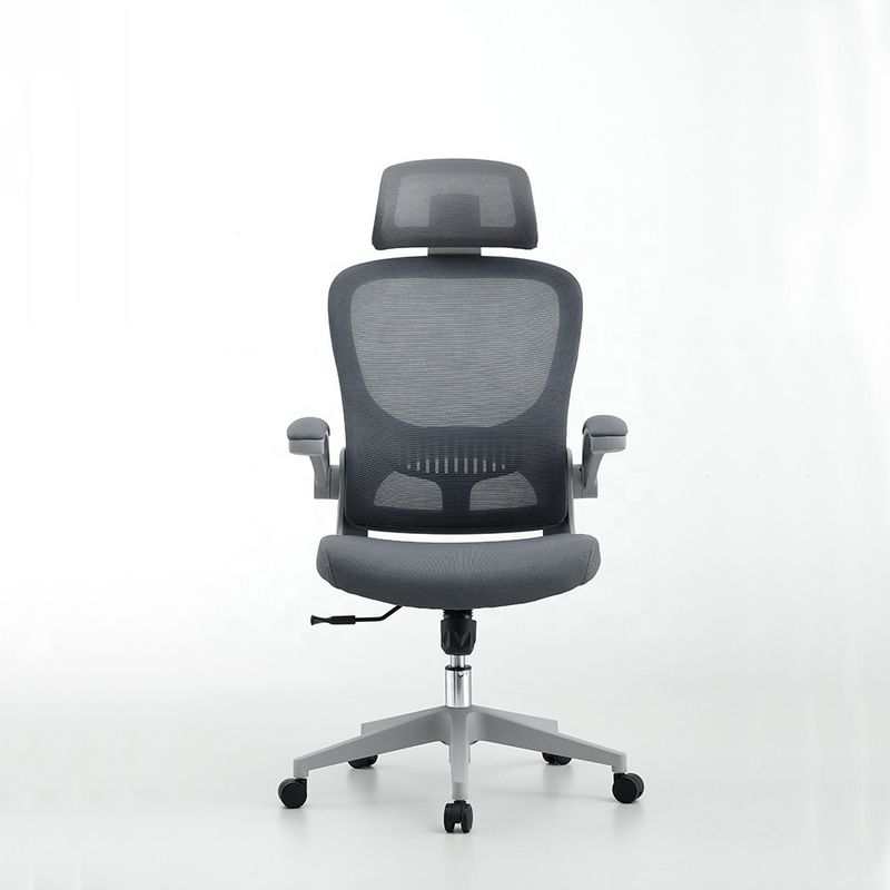 Silla de oficina de malla ergonómica de acero inoxidable para oficinas, hoteles, hogares y muebles escolares