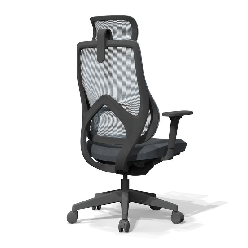 Silla de oficina con malla de acero inoxidable mayorista en FoShan para asientos cómodos