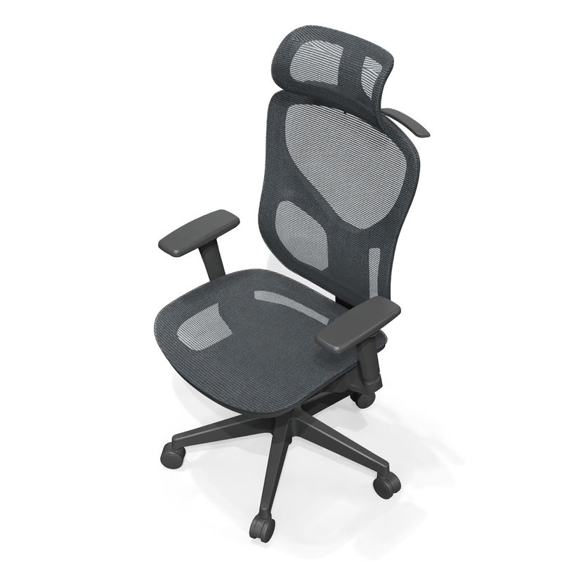 Silla de oficina ergonómica de malla completa de altura ajustable en estilo de diseño moderno para Guangdong