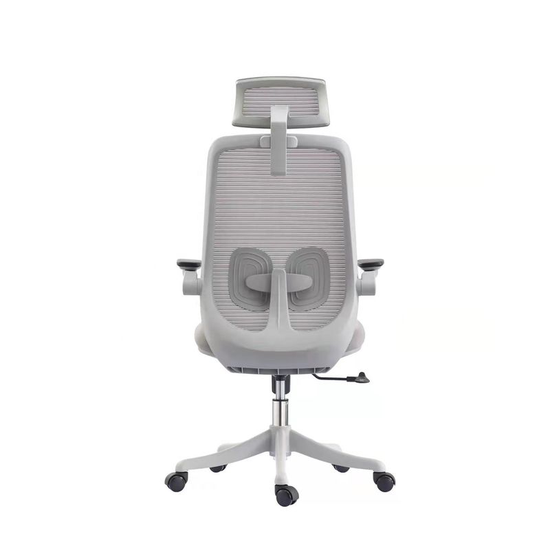 Acero inoxidable Y-SEATER HY3616 espalda de malla gris Silla ejecutiva de oficina para jefe de oficina