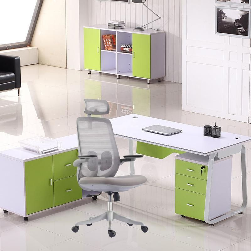 Acero inoxidable Y-SEATER HY3616 espalda de malla gris Silla ejecutiva de oficina para jefe de oficina