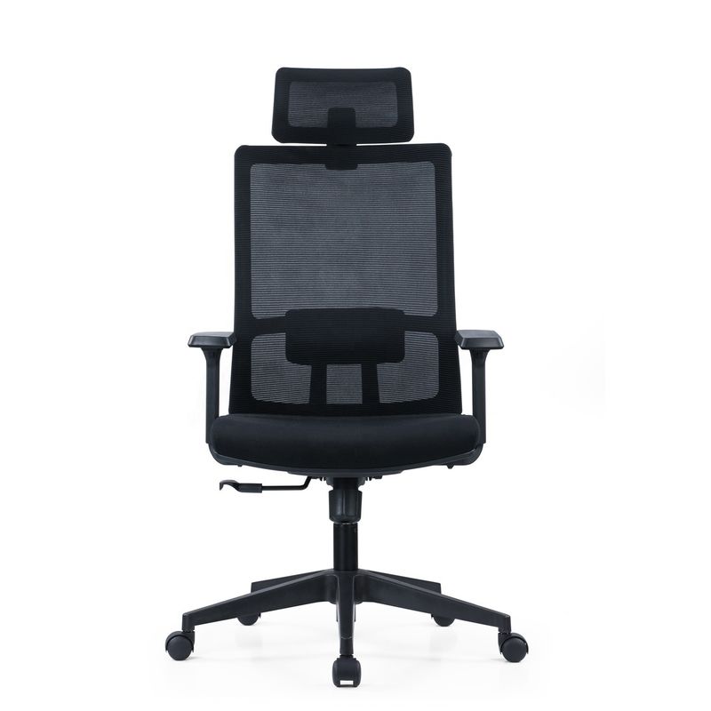 Silla de oficina de escritorio de computadora ejecutiva de lujo con diseño ergonómico ajustable para jefes superiores