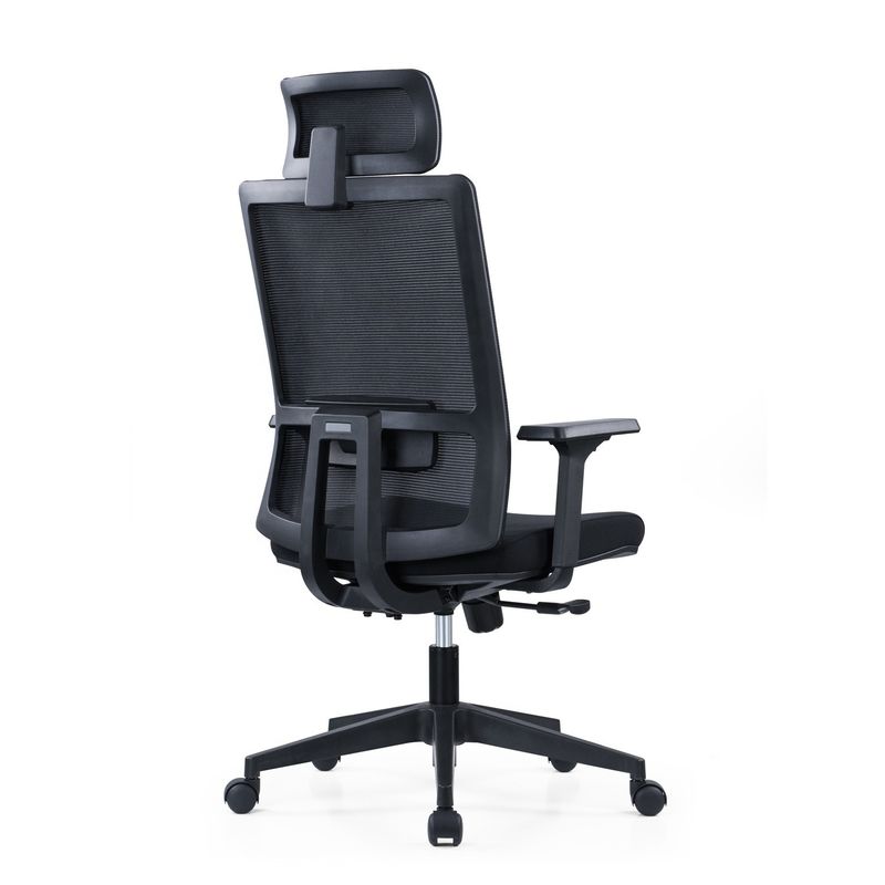 Silla de oficina de escritorio de computadora ejecutiva de lujo con diseño ergonómico ajustable para jefes superiores
