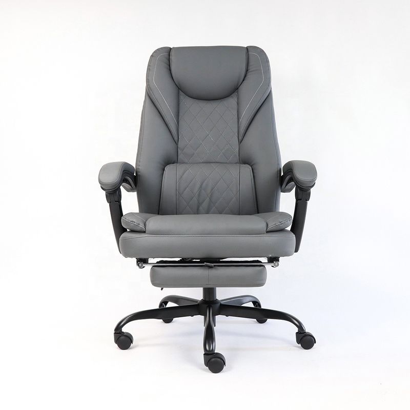 Comodidad y estilo silla de oficina de cuero sintético de lujo ideal para largas horas en la oficina