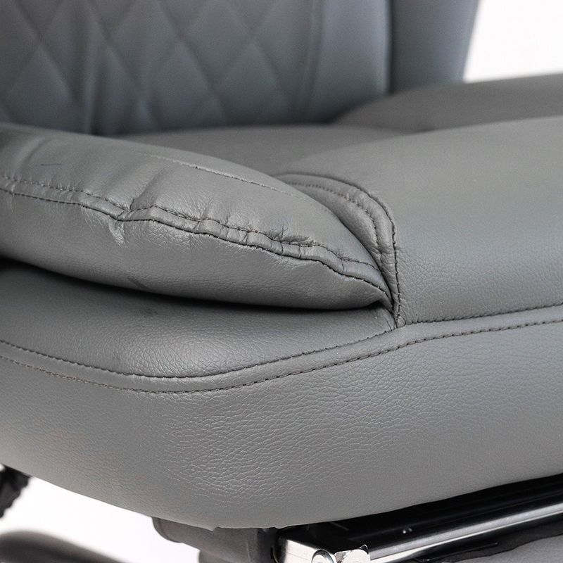 Comodidad y estilo silla de oficina de cuero sintético de lujo ideal para largas horas en la oficina