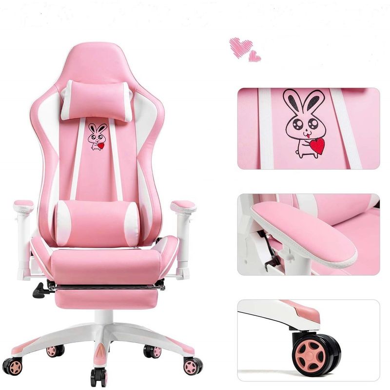 Recabadora ergonómica de cuero de Anji Anime personalizada para la comodidad y el estilo de juego de las niñas