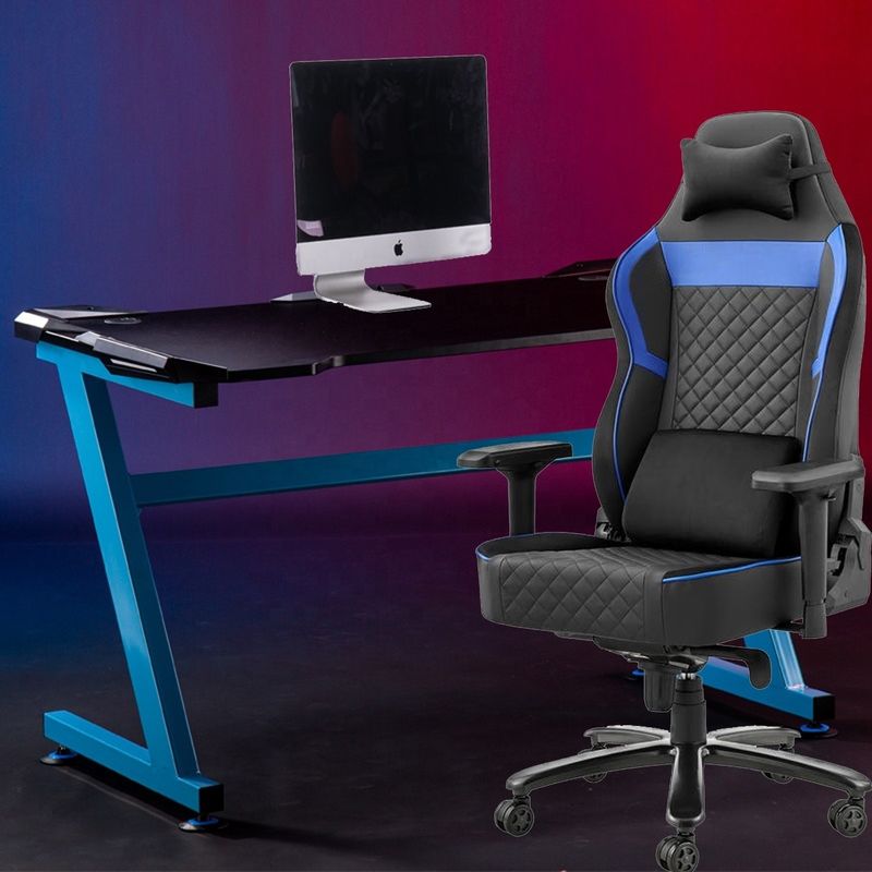 Silla deportiva eléctrica asequible de lujo de cuero PU para juegos cómodos y con estilo
