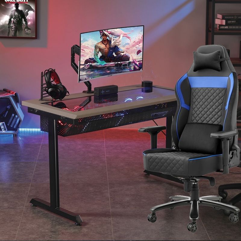 Oficina/Casa/Apartamento/Silla ejecutiva de la escuela con diseño de lujo de PU Leather E-sport