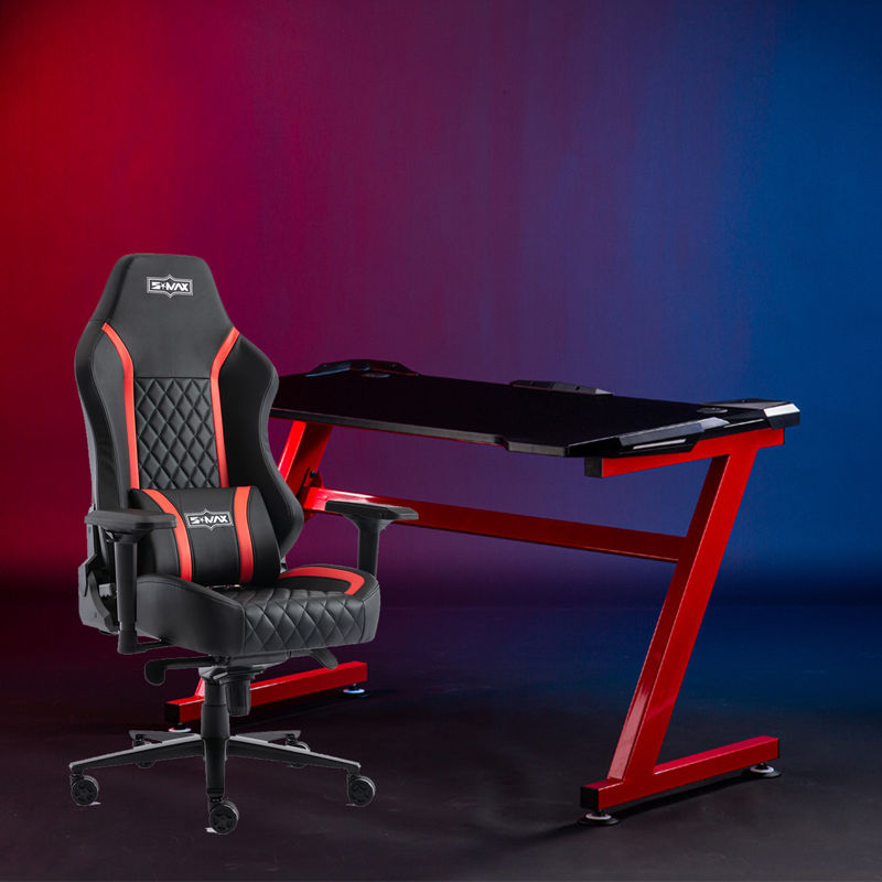 Y-SEATER 624-BR Silla profesional de juegos de cuero de PU con cubierta y diseño extraíbles