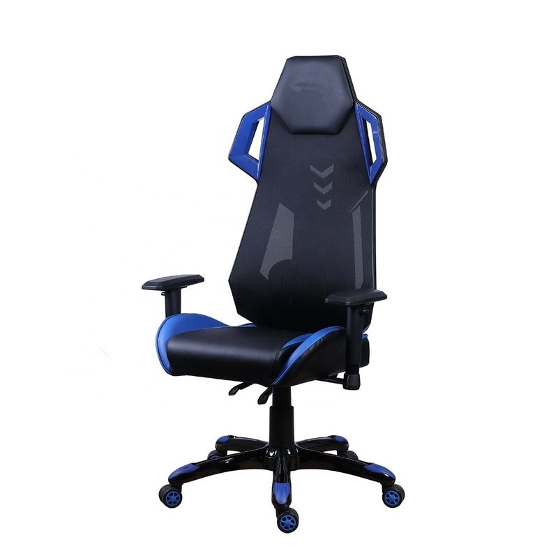 Estilo silla ejecutiva silla de juegos de oficina de carreras silla de juegos de PVC para adultos malla silla de computadora