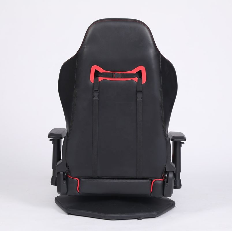 HCYZ silla de juegos de computadora de cuero de PVC gris con diseño giratorio asequible y duradero