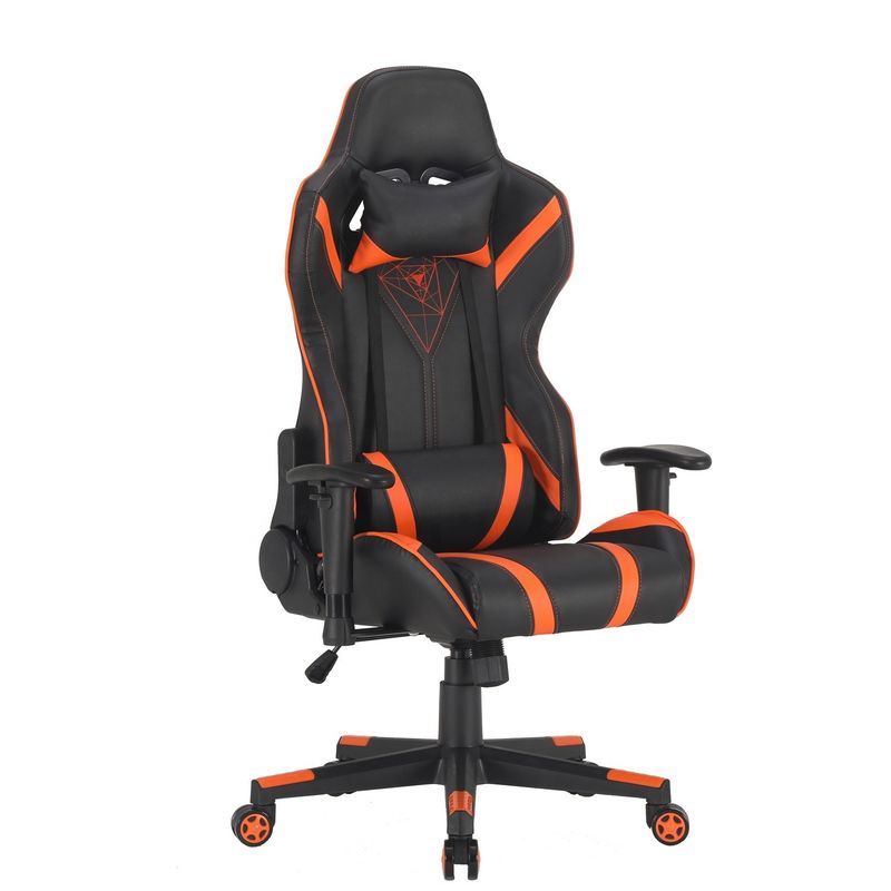 Silla de juegos de computadora PU de cuero Silla de oficina de carreras Silla de juegos